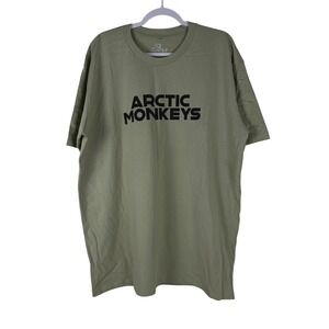 Arctic Monkeys T-Shirt Mens Womens XXL Green North American Tour 2023 Band Tee‎